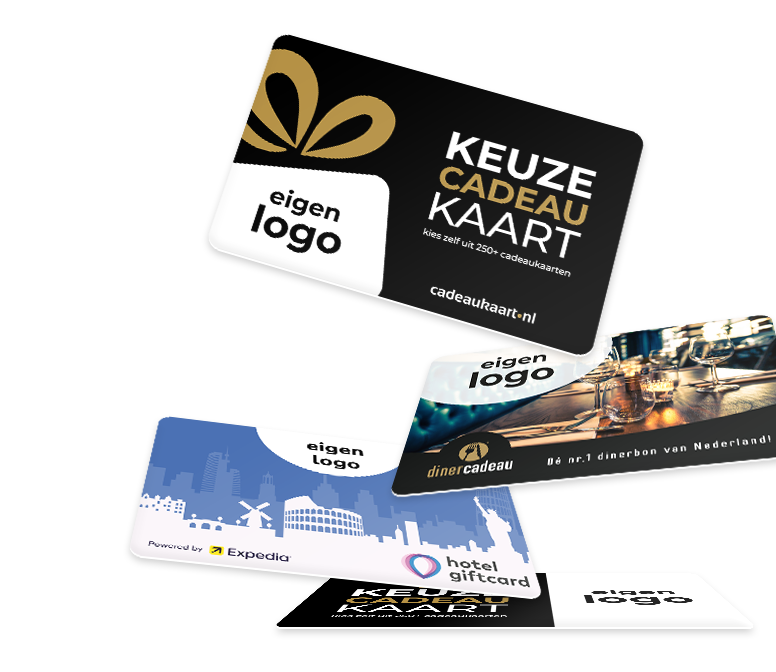 Zakelijk: personaliseer een cadeaukaart